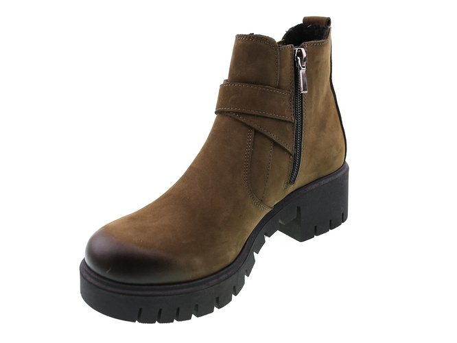 Buty zimowe damskie Bratbut-Natalii D289OLNU oliwkowe rozm.36-41