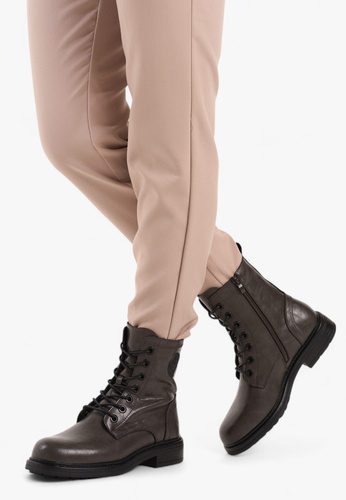 Buty zimowe damskie Sergio Leone DBT682-SCISZ grafitowe rozm.37-41