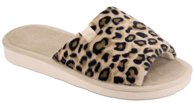 Women’s Slippers Meteor DV045 LEOPARD Beige Sizes 36-40
