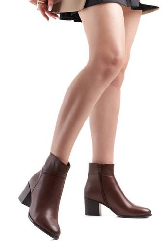 Buty zimowe damskie Sergio Leone DBT631BRSK brązowe rozm.36-40