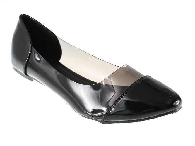 Baleriny damskie Goodin DGD-LL-39BL czarne rozm.36-41