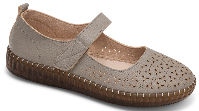 Women's half-boots Skotnicki DP-3-0841GY gray size 36-41