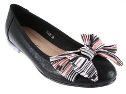 Baleriny damskie Sergio Leone DBL605CZ czarne rozm.36-40