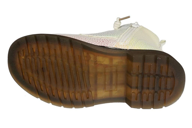 Buty zimowe dziecięce Apawwa BNQ711WH białe holograficzne rozm.26-31