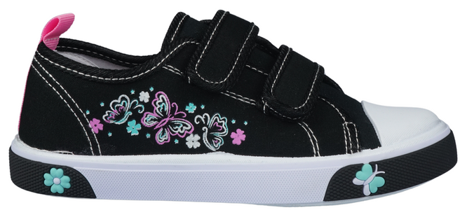 Tenisówki dziecięce American Club CTEN-145 czarne i granatowe rozm.31-35