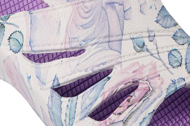 American Club DNH-100 women's pool slippers blue and lilac size 36-41