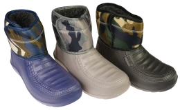 Śniegowce damskie Minke D537B czarne, granatowe i szare rozm.37-42