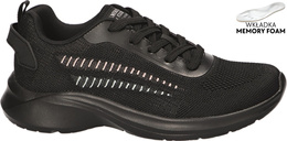 Buty sportowe damskie American Club DHA-73 czarne i szare rozm.36-41