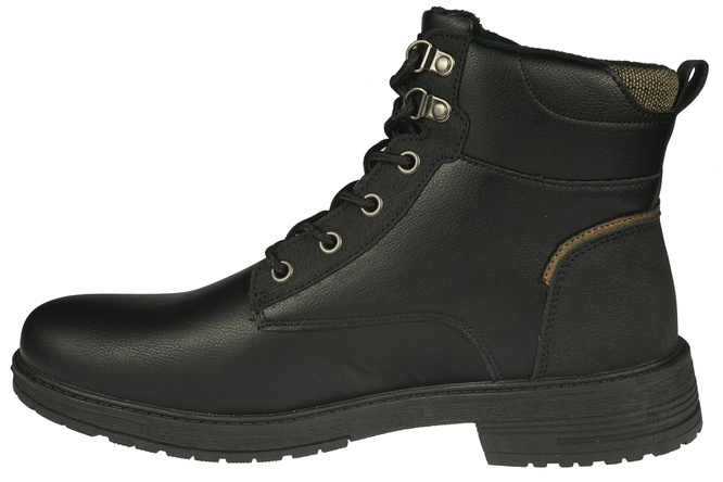 American Club MRH-117 men's winter shoes, black, sizes 41-46