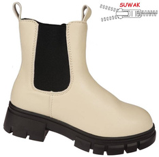 Children's winter shoes Apawwa CND727BE, beige, sizes 32-37