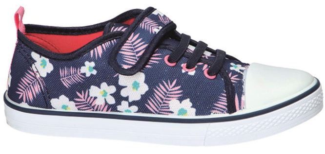 American Club CTEN-81 children's sneakers navy blue and gray size 31-35