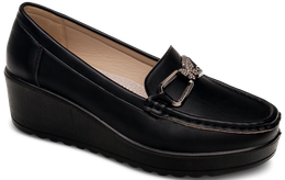 Mokasyny damskie Skotnicki DP-3-0689BL czarne rozm.36-41