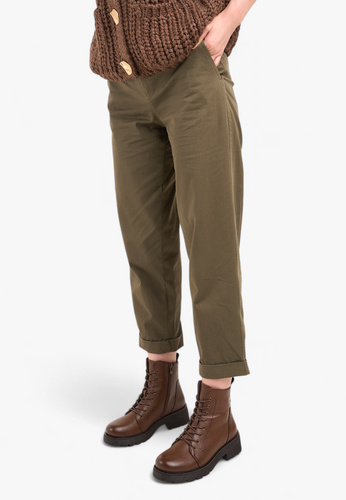 Trapery damskie Sergio Leone DTR704-SCIBR brązowe rozm.36-40