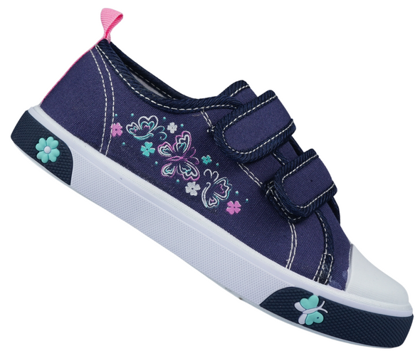 Tenisówki dziecięce American Club CTEN-145 czarne i granatowe rozm.31-35