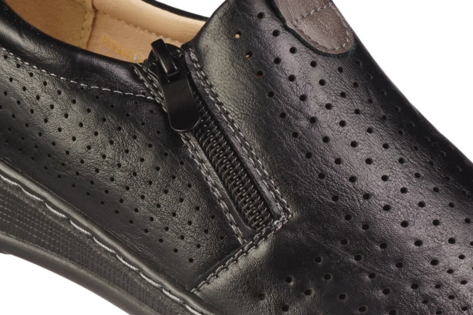 Women’s Slip-On Shoes Jomix D28-1BL – Black, Sizes 36–42