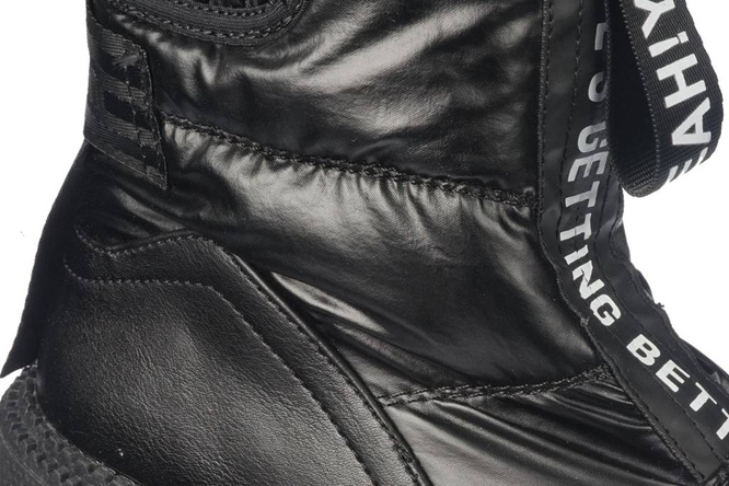 Women's snow boots Goodin DHF264BL black size 36-41