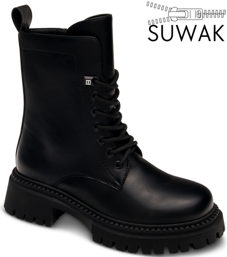 Buty zimowe damskie Skotnicki DB-3-1385BL czarne rozm.36-41