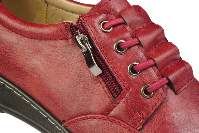 Półbuty damskie Jomix D27-4WI czerwone rozm.36-42