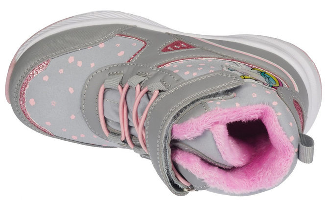 Buty zimowe dziecięce American Club BRL-92 szare i granatowe rozm.28-32