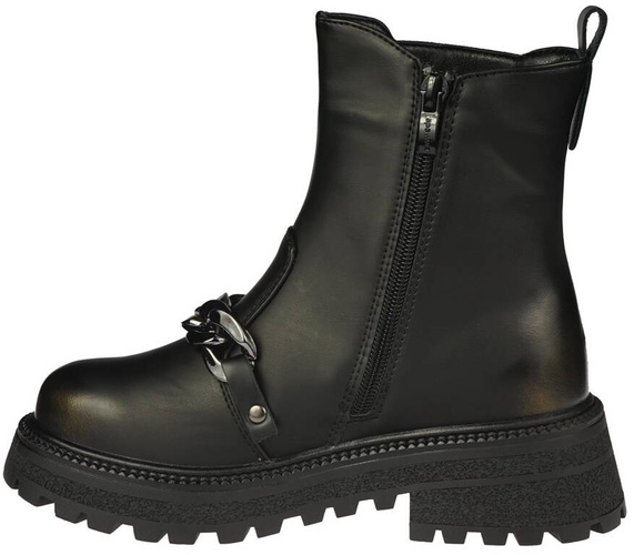 Apawwa CD1018BLGO children's winter shoes black size 32-37