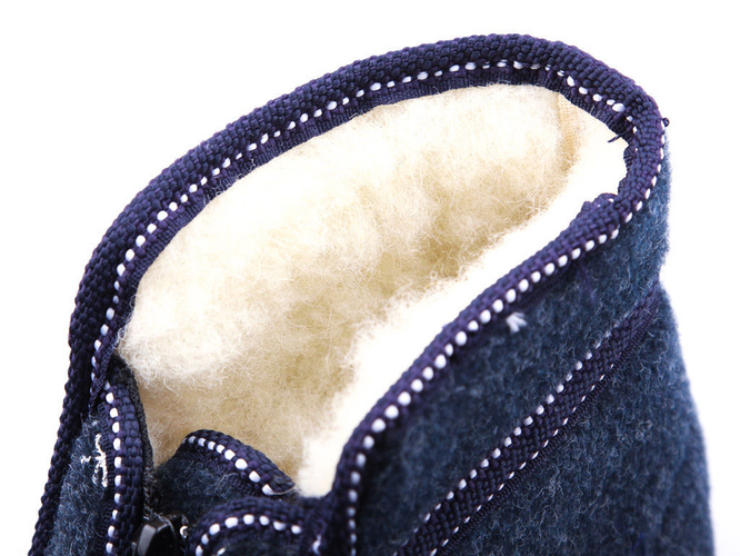 Women's slippers Skarpol 131 ŚNIEŻKA navy blue size 36-41