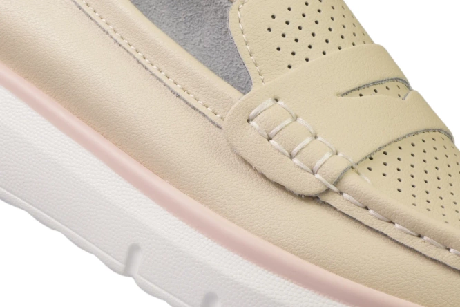 Women's loafers Skotnicki DP-3-Y92BE beige size 36-41