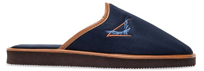Men's shoes Meteor MV057 PIOTR navy blue and brown sizes 41-46