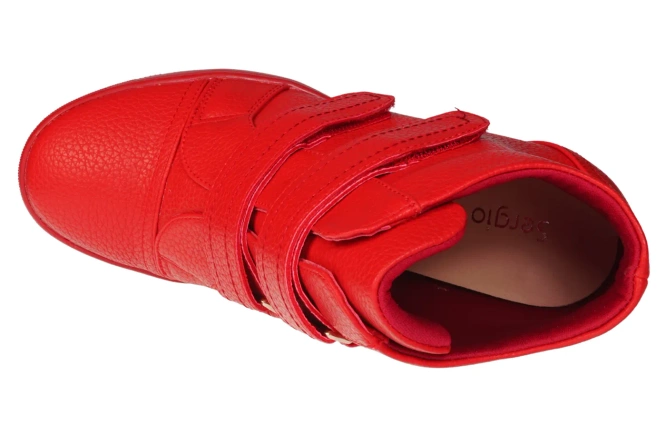 Obuwie przejściowe damskie Sergio Leone D28789CZE czerwone rozm.36-40