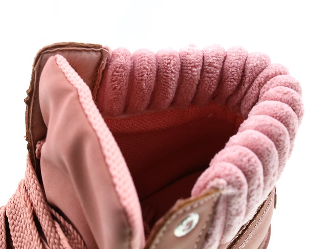 Winter women's shoes Ideal Shoes DV-5506PI pink size 36-41