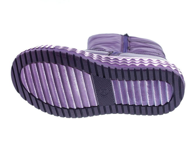 Children's Clibee BHB809-8PU purple snow boots size 27-32