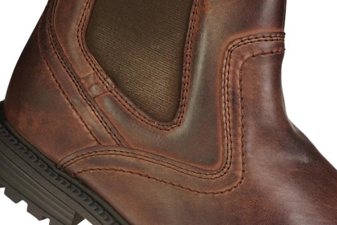 Sztyblety męskie American Club MCY-131 czarne i brązowe rozm.41-45