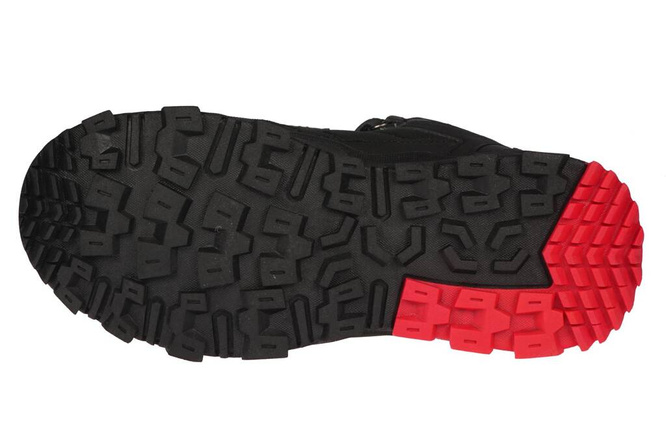 American Club CHL-105 children's winter shoes, black-red and black-blue, sizes 32-36