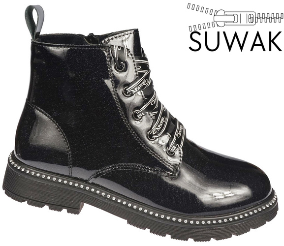 Children's transition shoes Apawwa CNQ735BL black size 31-36