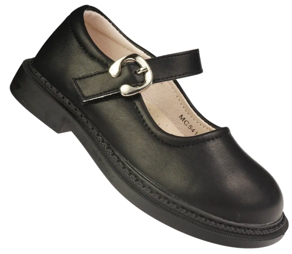 Girls’ dress shoes Apawwa BMC541BL black, sizes 26–31