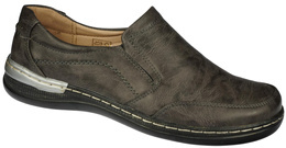 Półbuty damskie Chun Sen D9528-5GY grafitowe rozm.36-41