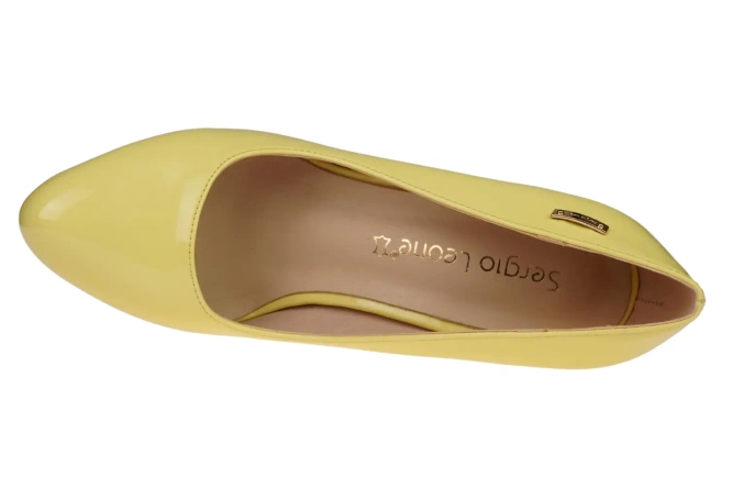 Women's pumps Sergio Leone D1457LI lime size 36-41