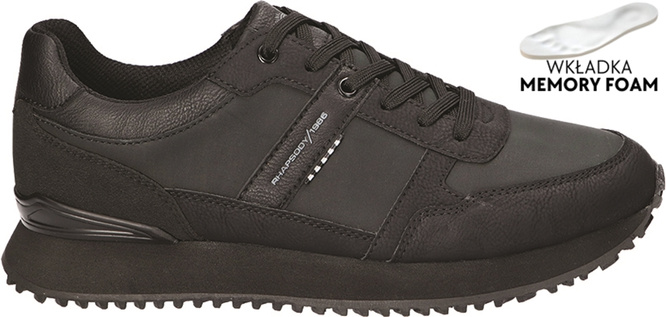 American Club MRH-166BL Men’s Sports Shoes – Black, Sizes 42–44