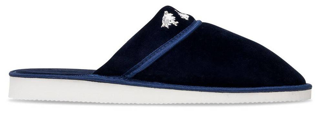 Pantofle damskie Meteor RV059 HALINA granatowe i bordowe rozm.36-40