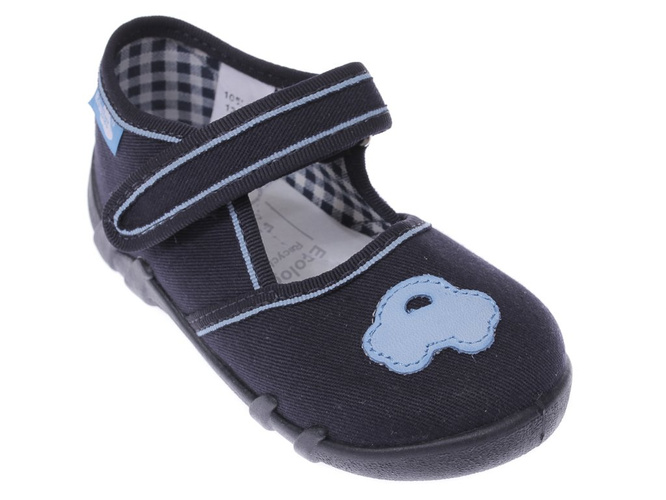 Children's sneakers for pairs Ren But CAR NAVY navy blue size 19-27