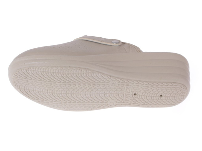 Women's Turkish slippers Fatex DF1914 beige size 36-41