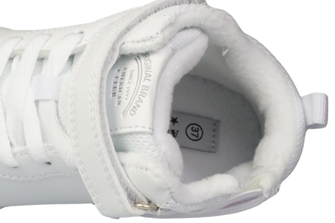 Transitional youth footwear American Club DES-102 black and white size 36-41