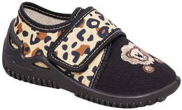 ZetPol LION 1 children's sneakers black and beige size 20-27