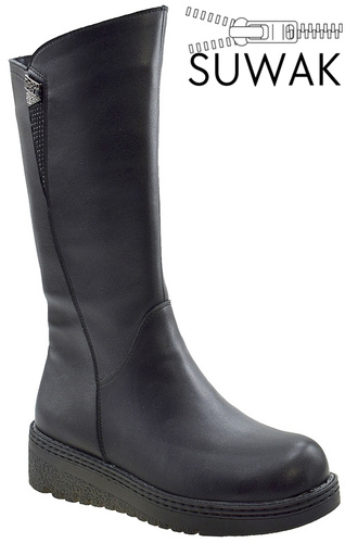 Sandway DBC1917-1CZ women's winter shoes, black, sizes 36-41