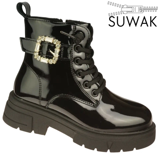 Obuwie przejściowe dziecięce Apawwa CB5753RBL czarne rozm.28-35