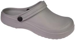Women’s pool clogs Flame DF-007LGY grey, sizes 36–41