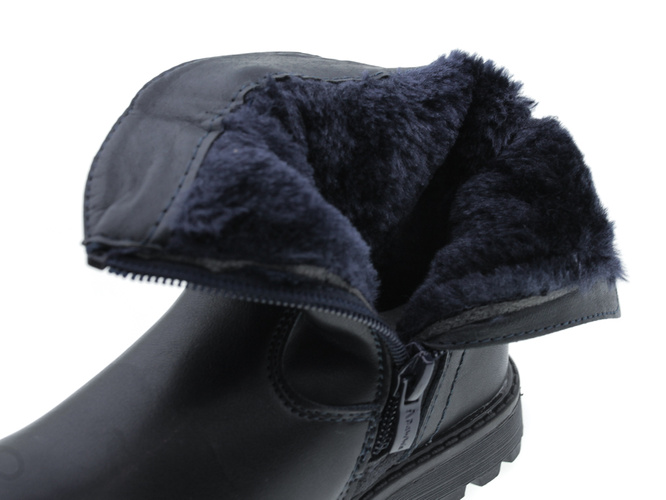 Children's winter boots Apawwa BH65NA navy blue size 25-30