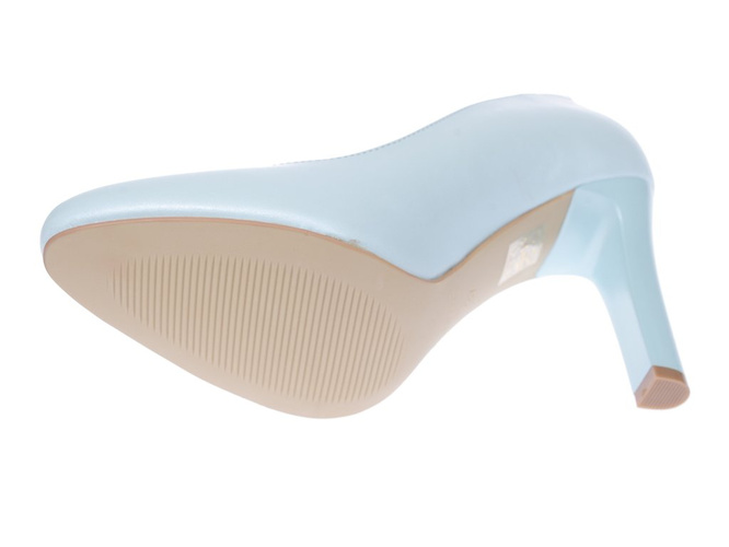 Pumps for women Sergio Leone D1457JNI light blue, size 36-41