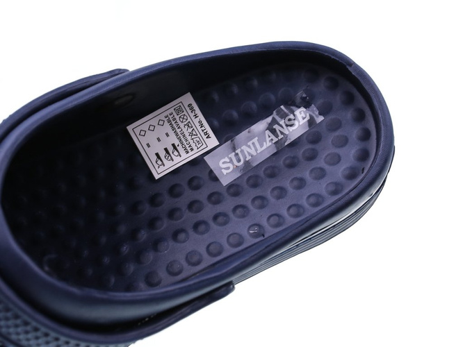 Sunlanse MH369M-2 men's pool slippers black, navy blue-white and navy-green size 42-44