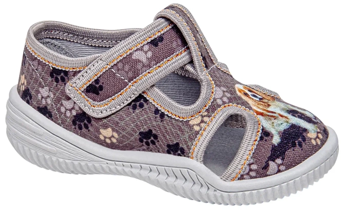 Children’s Sneakers Viggami – ADAŚ DOG Grey, Sizes 21–25