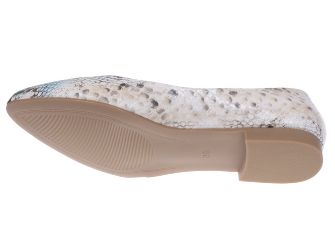 Baleriny damskie Sergio Leone DBL611CZWA beżowe rozm.36-40